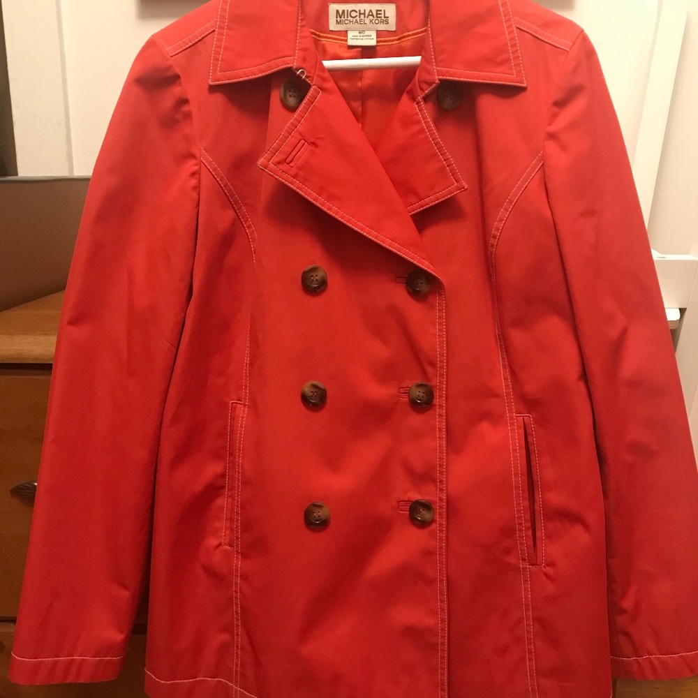 Michael by Michael Kors Lined Raincoat
